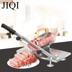 JIQI Manueller Allesschneider: Edelstahl, einstellbare Dicke für Fleisch ...